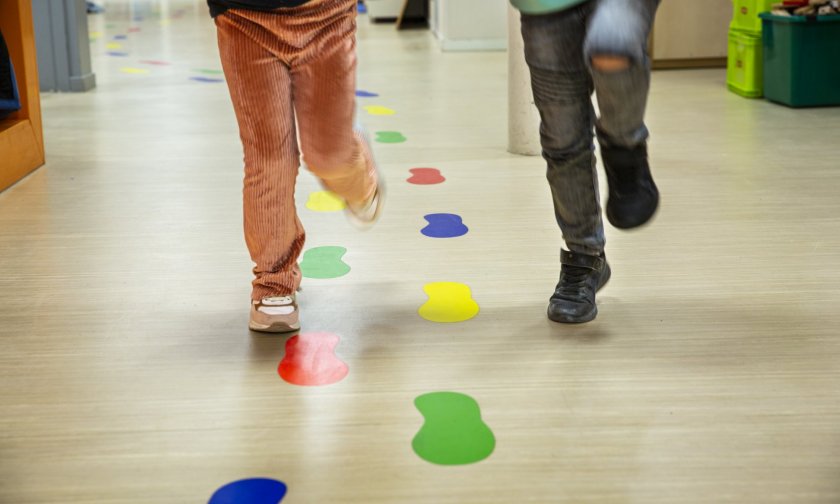 rennende kinderen